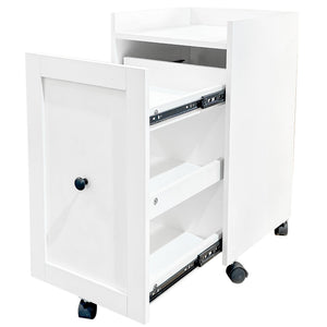 Organizer for Pantry - Sliding Snack Cabinet with Wheels