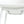 Modern Gable Outdoor Barstool Set of 2 in White