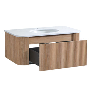 Wall Mounted Bathroom Vanity With Sink