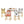 Kids Table And Chair Set With Cartoon Animals Design - White