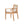 Outdoor Dining Chairs Set of 2 with Acacia Wood and Rope Design