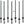 4 Foot U-Shaped Metal Garden Fence Posts Set for Wire Mesh Fencing