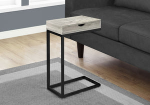 Accent Table, C - Shaped Contemporary Elegant Design