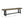 Cloud Outdoor Bench With Acacia Wood Frame and Slat Panel Design