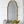 Large & Framed Wall Mirror, Arched Mirror With Decorative Window Look For Living Room - Cream