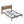 Platform Bed Frame With Wooden Headboard And Footboard, USB Liner