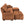 Sofa Set With Ottoman And Pillows, Textured, High Resilience Cushions
