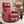 Red Faux Leather Heat Massage Manual Recliner Chair with Rocker and Swivel