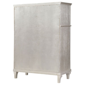 Katerina - 5 Drawer Chest With Hidden Drawer - Oak