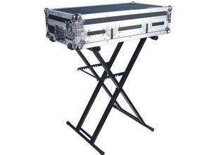 NEW! Odyssey LTBXS Portable Pro DJ Coffin Mixer Keyboard X-Stand w/ Rubber Pads - TRAPSKI