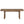 Rectangle Coffee Table With H-Base & Rounded Corners - Brown