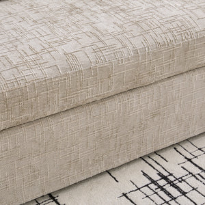 83.86" Wide Modern Casual Sofa in Wheat