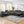 5-Seater Air Leather L-Shaped Powered Recliner Sofa Set with Motorized Lift Cabinet