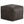 Sheffield - Square Pouf - Distressed Dark Brown