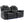3 Pieces Recliner Sofa Sets Home Theater Seating Manual Recliner Chair With Center Console And LED Light Strip For Living Room