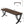 2 Person Desk With X Legs, Extra Long Office Workstation - Brown / Black