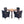 Outdoor Patio Wicker Dining Set With Acacia Wood Top