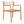 Creative Braided Acacia Wood Outdoor Dining Chairs with Armrests (Set of 2) - Teak / White
