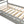 Platform Bed With Twin Trundle And Frame, Twin Size - Gray