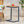 C Shaped End Table With Iron Base And Fir Wood Top