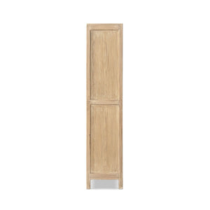 Arden - 2 Door Bookcase Storage Cabinet - Natural