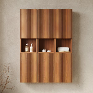 MITCH 41" Bathroom Wall Mounted Cabinet with 6 Doors