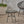Petrichor Outdoor Side Table with Tempered Glass and Steel Frame