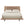 Queen Size Upholstered Floating Bed Frame with LED Lights, Khaki