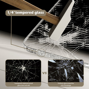 47-49" W × 72" H Pivot Shower Door with Clear Tempered Glass