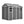 Plastic Utility Shed 8x6 ft with Floor – Lockable Storage Shed