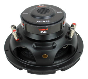 PYLE PLPW8D 8" 800W Car Audio Subwoofer Sub Power Woofer DVC 4 Ohm Black - TRAPSKI