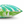 6 Pack Outdoor Pillow Covers - Aqua Tropical Palm
