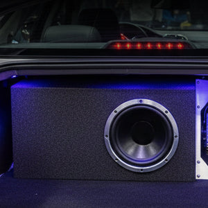 QPower HD112VL Single 12 Inch SPL XL Heavy-Duty Side Ported Subwoofer Enclosure
