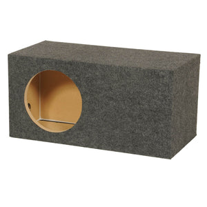 QPower HD112VL Single 12 Inch SPL XL Heavy-Duty Side Ported Subwoofer Enclosure