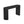 U_STYLE Curved Design Console Table