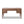 Dauphin Gold Accent 5-Drawer Wood Executive Desk Brown Ash Wood & Veneer