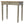 Solid Wood Hand Painted Writing Desk, 1-Drawer