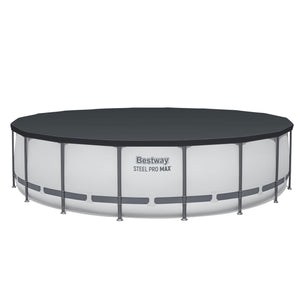 Bestway Steel Pro MAX 18'x48" Round Above Ground Swimming Pool with Pump & Cover