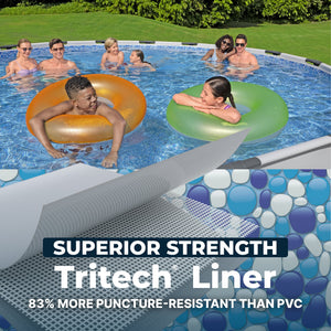Bestway Steel Pro MAX 18'x48" Round Above Ground Swimming Pool with Pump & Cover