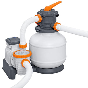 Bestway Power Steel 31'4" x 16' x 52" Rectangular Above Ground Swimming Pool Set Inflatable