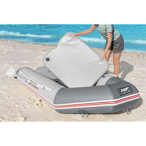 Bestway Hydro-Force Caspian Inflatable 2 Person Boat Set with Oars and Pump
