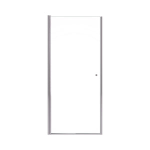 Semi Frameless Circular Pivot Shower Door with 1/4" Tempered Glass