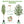 7FT Artificial Olive Tree Indoor Tall Faux with Planter & Basket