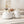 Light Sintered Stone Top Cup Shape Leather Coffee Table