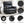Black Leatheraire Heat Massage Recliner
