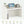 Modern Reception Desk, Front Desk Table With Cable Grommet & Privacy Panels