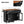 54.2'' Mobile Kitchen Island with Glass Door Storage & Trash Bin