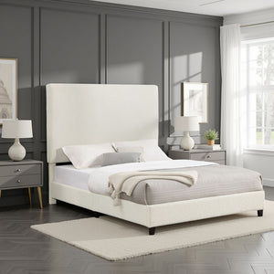 Upholstered Headboard Platform Bed