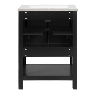Modern Bathroom Vanity With Elegant Twill Design