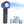 100 Speed Handheld Fan With Ice Cooler High Speed Turbo Fan 3000mAh Rechargeable Hand Fan with LCD Display for Travel Camping Beach Outdoor